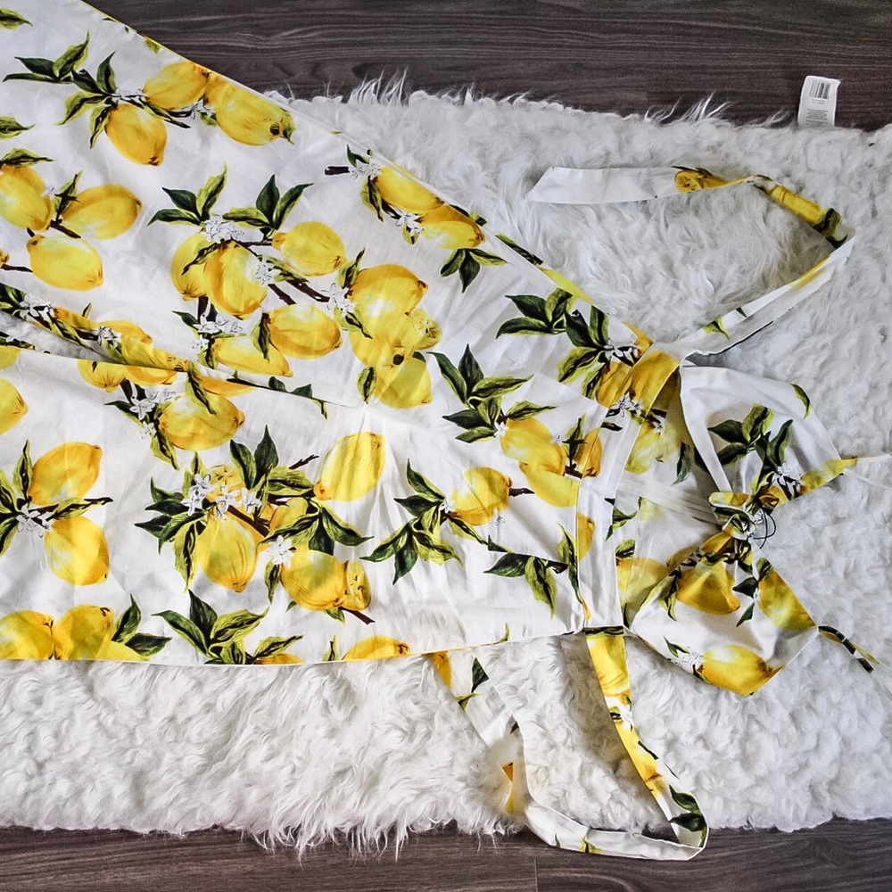 Jumpsuit lemon pattern